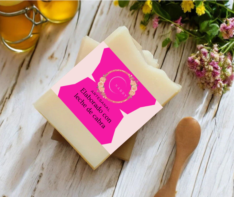 Jabón artesanal de leche de cabra 