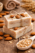 Jabón artesanal de almendras